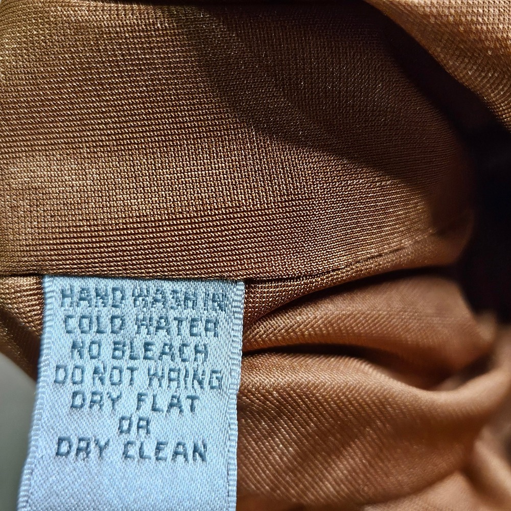 MARTIN Mens  Italian Merino Wool Quarter Zip Sweater Orange XL Casual Old‎ Money - Picture 5 of 10